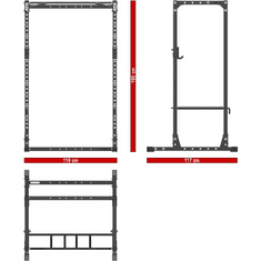 Power Rack PRX-510, výška 195 cm