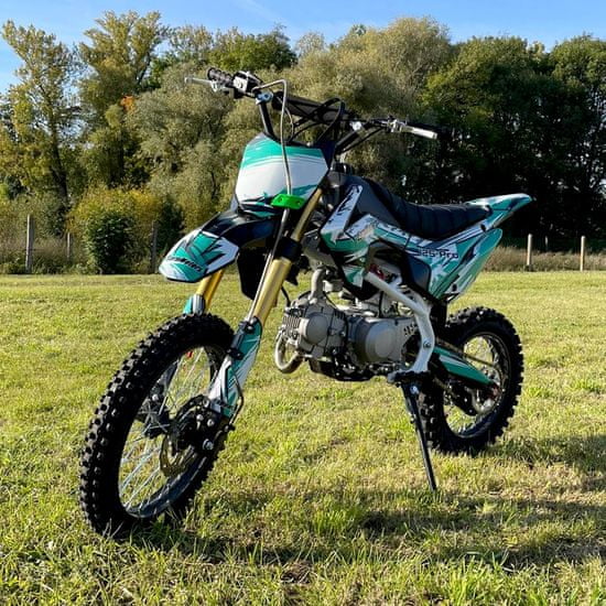 Leramotors Pitbike TORNADO PRO 4T 17/14 125ccm - zelená