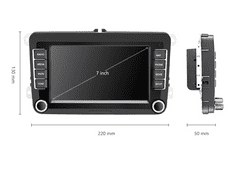 Essgoo 2GB RAM Autorádio Seat Škoda VW Volkswagen Volkswagen Jetta, Tiguan, Transporter T5. T6, GPS Navigace Pro Seat Leon, Toledo, Altea, Škoda Rapid, Praktit, Rádio Vw Polo Bora, Eos Touran Handsfree GPS