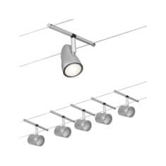 Paulmann PAULMANN Lankový systém Cup základní sada GU5,3 max. 5x10W 230/12V matný chrom/chrom 94465