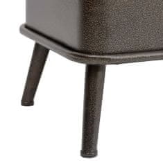 Greatstore Úložná lavice s opěradlem umělá kůže 120 x 52 x 75 cm
