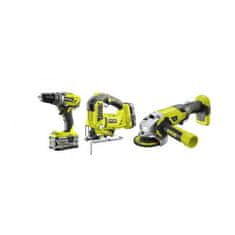 RYOBI Ryobi R18CK3C-252S - 18V Akumulátorová 3dílná kombo sada