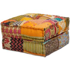 Greatstore Modulová sedací souprava 9 kusů textilní čalounění patchwork