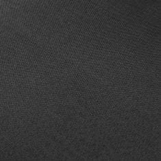 Vidaxl 2místná pohovka černá textil