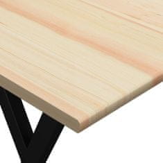 Greatstore Jídelní stůl 120 x 60 x 76 cm borové dřevo
