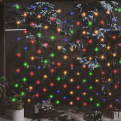 Greatstore Vánoční světelná síť barevná 3 x 2 m 204 LED vnitřní i venkovní