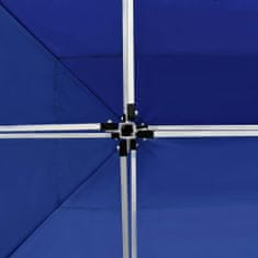 Petromila Profesionální skládací party stan + stěny hliník 4,5x3 m modrý