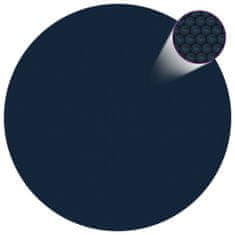 Petromila Plovoucí PE solární plachta na bazén 549 cm černo-modrá