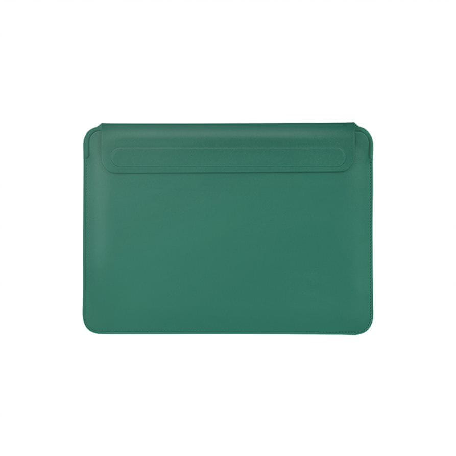 Coteetci PU tenké pouzdro s magnetickým zapínáním pro Apple Macbook Pro 15 MB1061-GR, zelená - zánovní