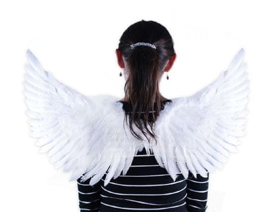Rappa Andělská křídla bílá se třpytkami