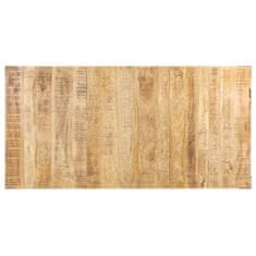 Greatstore Jídelní stůl 200 x 100 x 76 cm masivní hrubé mangovníkové dřevo