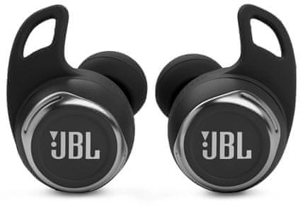 bezdrátová true wireless sluchátka s Bluetooth jbl reflect flow pro jbl zvuk ambient aware talkthru ip68 handsfree 10h výdrž nabíjecí pouzdro 20h rychlonabíjení skvělý zvuk