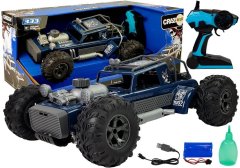 Lean-toys Auto Buggy Zdalnie Sterowany 1:12 2.4G Niebieski 2