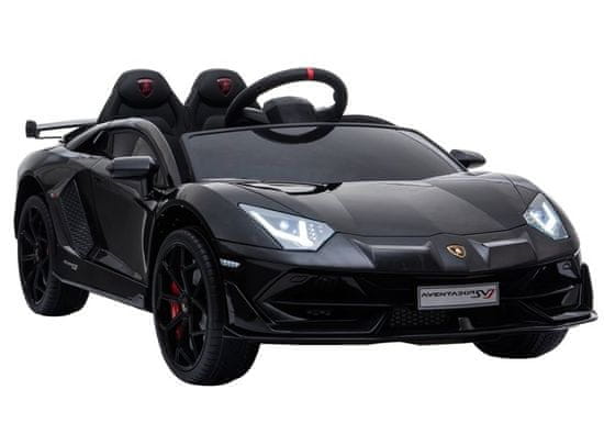 Lean-toys Auto Na Akumulátor Lamborghini Aventador Černá