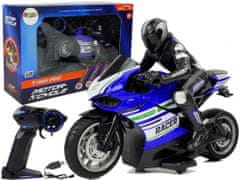 shumee Sportovní motorový speeder dálkově ovládaný 2,4G dosah 35 m modrý