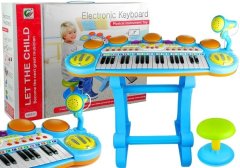 Lean-toys Varhany Pianinko Keyboard Perkuse Stolička