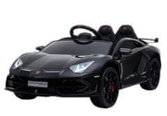 Lean-toys Auto Na Akumulátor Lamborghini Aventador Černá