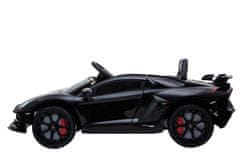 Lean-toys Auto Na Akumulátor Lamborghini Aventador Černá