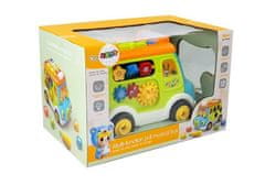 Lean-toys Hudební Autobus S Projektorem Pianinko Sorter