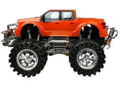 Lean-toys Sada Vozidel Černá Monster Truck Bílá Bmw Law