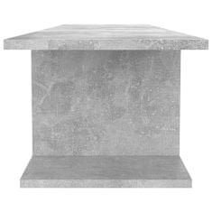 Greatstore Nástěnná TV skříňka betonově šedá 103 x 30 x 26,5 cm