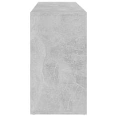 Greatstore Lavice s botníkem betonově šedá 103 x 30 x 54,5 cm dřevotříska