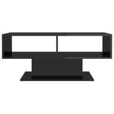 Vidaxl Konferenční stolek černý s leskem 103,5x50x44,5 cm dřevotříska