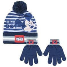 Grooters Zimní dětský set Mickey Mouse - Čepice, rukavice