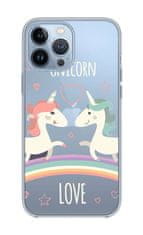 TopQ Kryt iPhone 13 Pro Max silikon Unicorn Love 65290