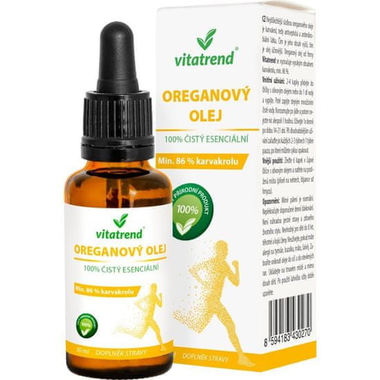 Vitatrend Oreganový olej 100% čistý, 30 ml