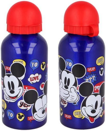 Stor ALU Láhev na pití Mickey Mouse Thing 400ml