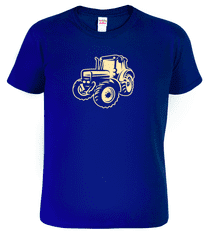 Hobbytriko Tričko s traktorem - Moderní traktor Barva: Emerald (19), Velikost: 3XL