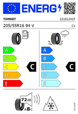 TOMKET ALLYEAR 3 XL (3PMSF certif) 205/55 R16 V94