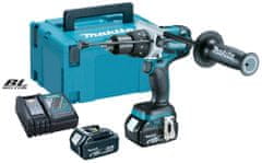 Makita  DHP481RTJ aku bezuhlíkový příklepový šroubovák 18V/5,0 Ah, Makpac