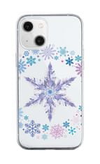 TopQ Kryt iPhone 13 silikon Snowflake 64633