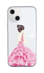 TopQ Kryt iPhone 13 silikon Pink Princess 64657