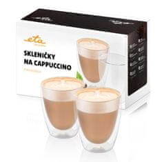 ETA Sklenice cappuccino 240 ml - 2 ks