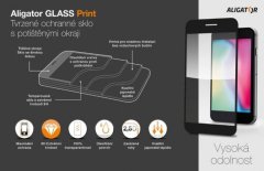 MobilMajak Tvrzené / ochranné sklo na Realme C11, Aligator glass print, černé