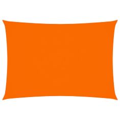 Greatstore Stínící plachta oxfordská látka obdélníková 3 x 4,5 m oranžová