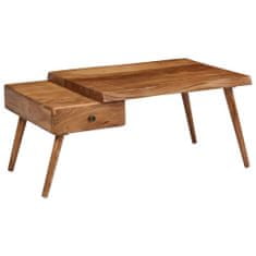 Greatstore Konferenční stolek z masivního akáciového dřeva 100x60x45 cm