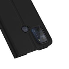 Dux Ducis Skin Pro knížkové kožené pouzdro na Motorola Moto G50, černé
