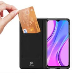 Dux Ducis Skin Pro knížkové kožené pouzdro na Xiaomi Redmi 9, černé