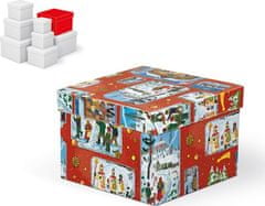 MFP s.r.o. krabice dárková vánoční C-V005-FL 18x18x13cm 5370775
