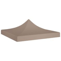 Greatstore Střecha k party stanu 2 x 2 m taupe 270 g/m2