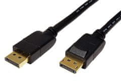 Roline DisplayPort kabel v.1.4 (HBR3, 8K@30Hz), DP(M) - DP(M), 5m (11.04.5813)