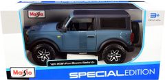 Maisto 2021 Ford Bronco modrý 1:24