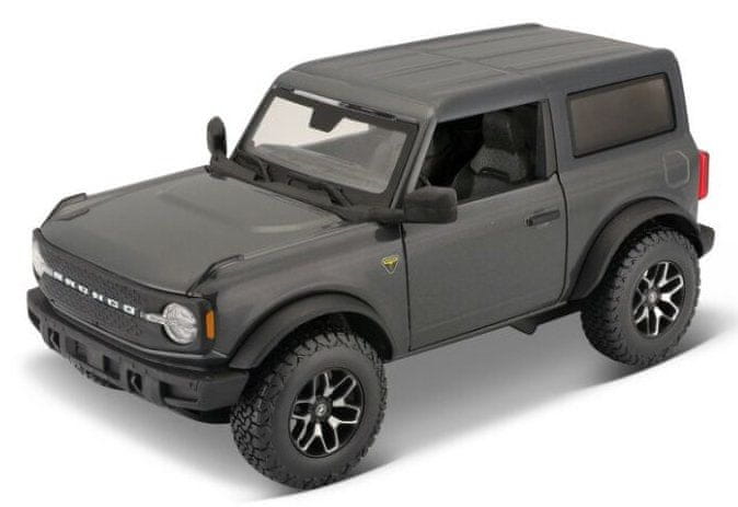 Maisto 2021 Ford Bronco šedý 1:24