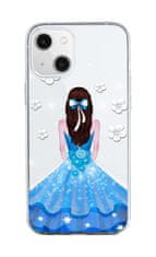 TopQ Kryt iPhone 13 silikon Blue Princess 64658