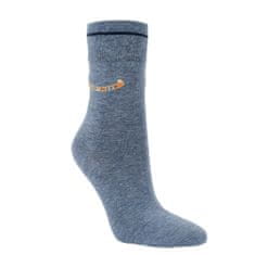 RS dámské zdravotní džínsové ponožky s volným vaflovým lemem 1201321, 35-38
