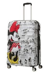 AT Dětský kufr Wavebreaker Disney Spinner 77/29 Minnie Comics White